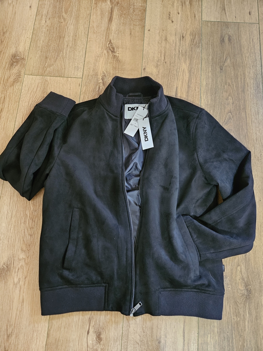 DKNY Men's Black Bomber Jacket Size Small NWT